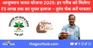 आयुष्मान भारत योजना 2025: ₹5 लाख तक का शानदार फ्री इलाज – अब हर गरीब का हक!